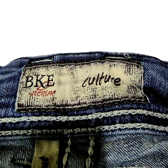 Bke Jeans Distressed Pants Bootcut Size 28 - Picture 2 of 12